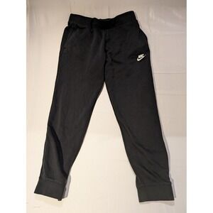 Nike Women's XL Club Fleece Black Jogger Sweatpants Athletic Comfort Drawstring